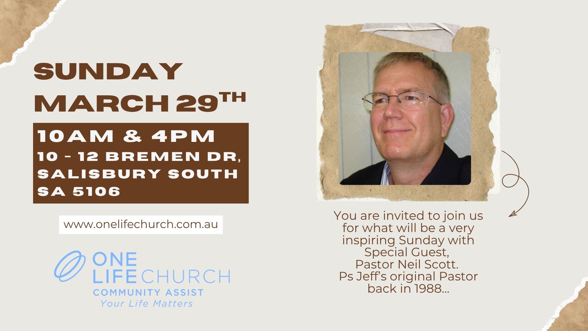 Guest Speaker - Ps Neil Scott 